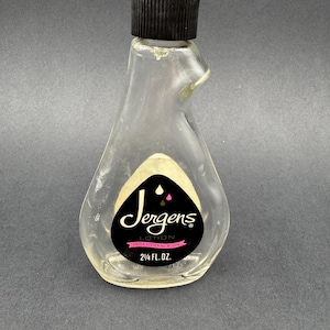 Vintage 1960s Jergens Lotion Bottle with Cap