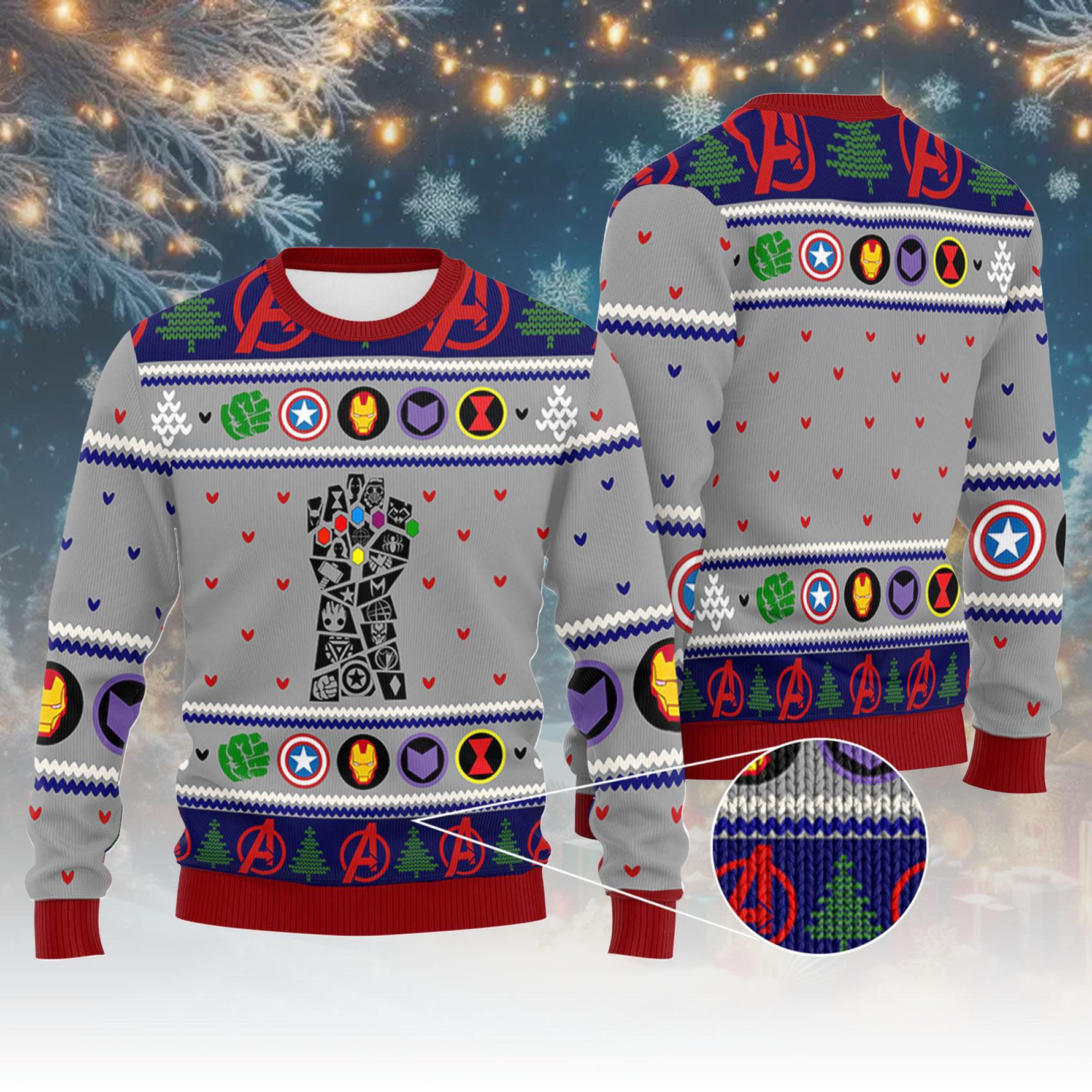 Ugly Sweater Thanos Etsy