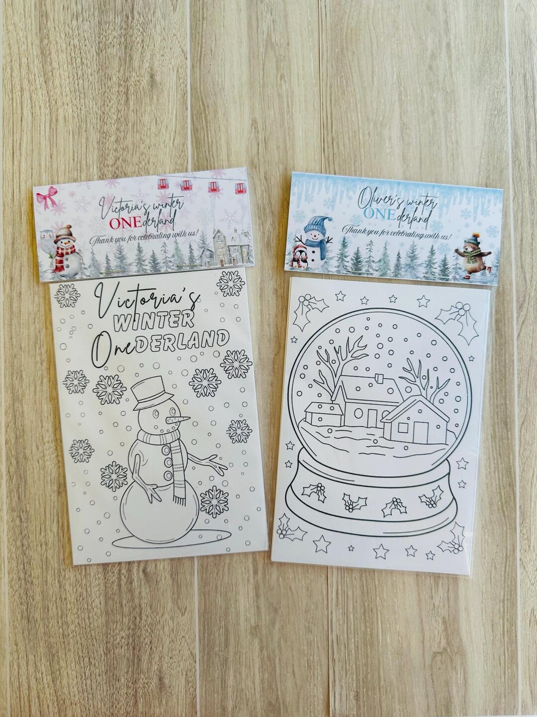 Winter Onederland Coloring Pages, Winter Wonderland Coloring Pack With Crayons, Winter Coloring ...