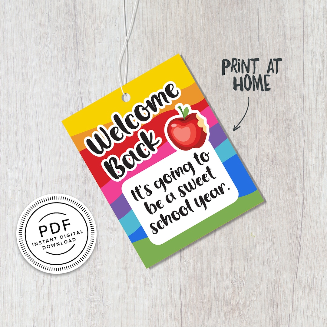 Teacher Appreciation Gift Tags - Back to School - Teacher Gift ...