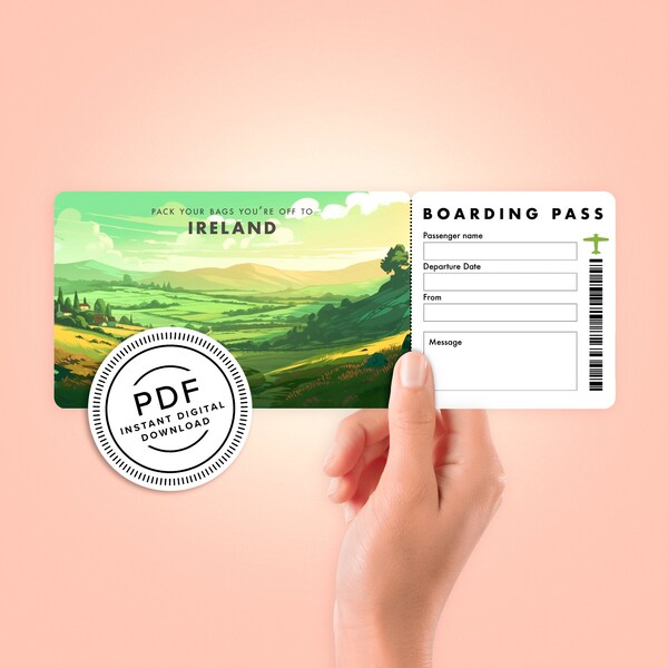 Surprise Trip Ireland Etsy