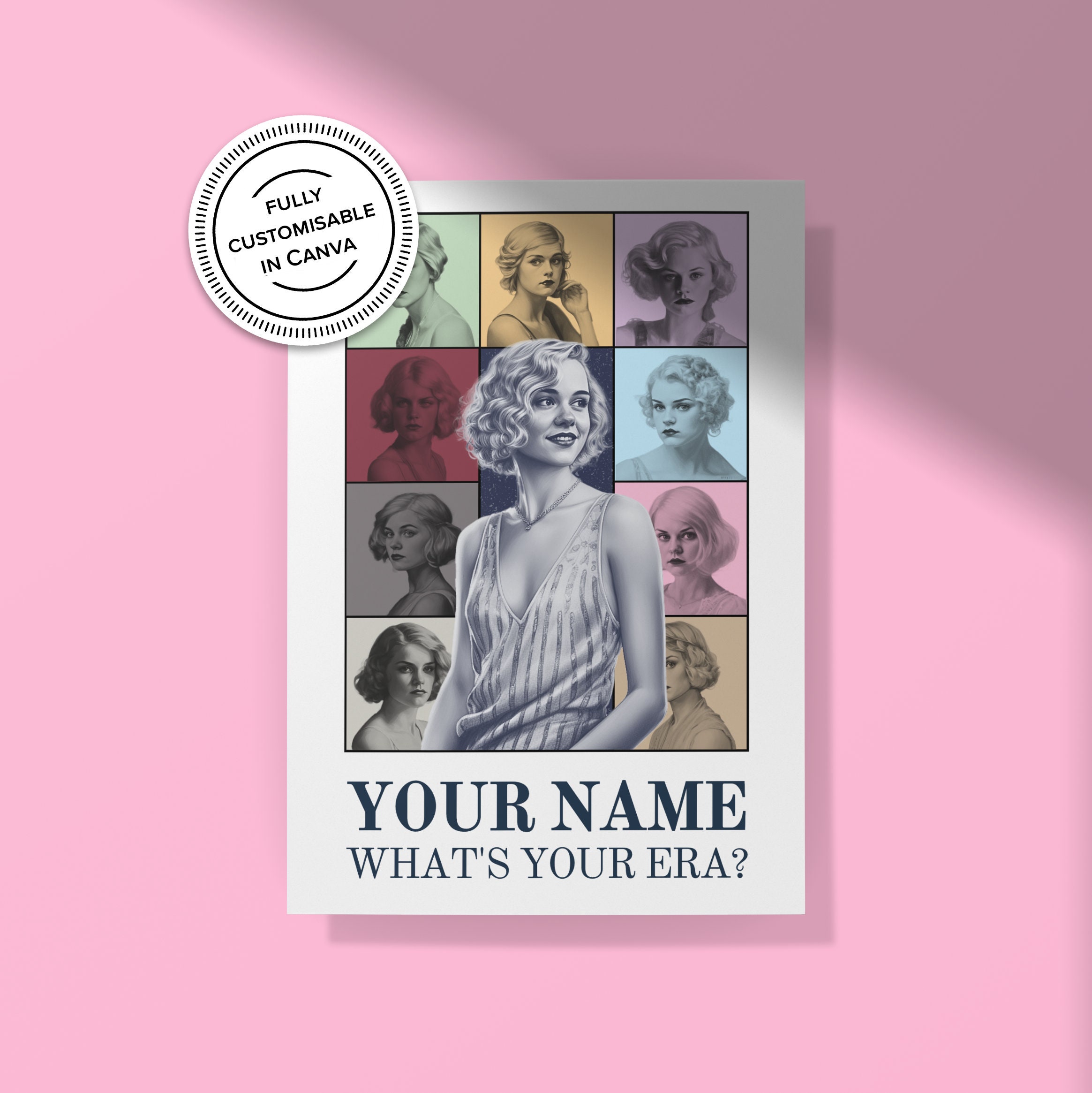 Custom Eras Tour Poster Canva Template Taylor Swift Etsy Australia