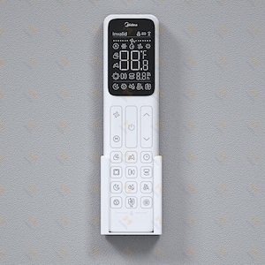 Soporte para mando a distancia de aire acondicionado Miedea Haier | RM23A | Montaje discreto | Opción de fijación con tornillos o adhesivo