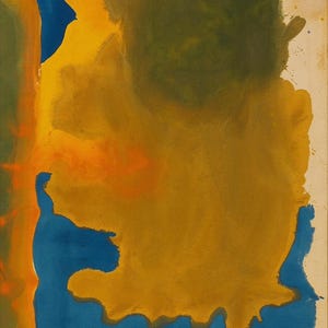 Helen Frankenthaler, "Canal" Lithograph UNFRAMED