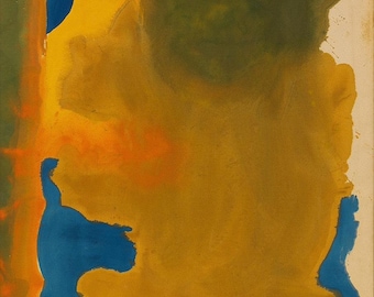 Helen Frankenthaler, „Kanał” Litografia NIEOPRAWIONA