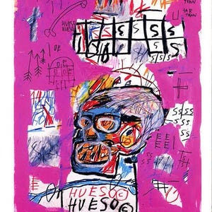 Jean-Michel Basquiat, "Untitled 1981" Lithograph image 2