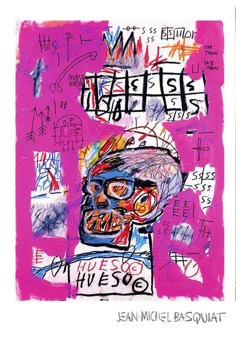 Jean-Michel Basquiat, "Untitled 1981" Lithograph image 2