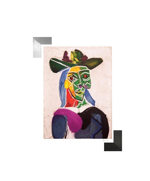 ピカソ「フェルナン・ムルロへのオマージュ、1990年」リトグラフ