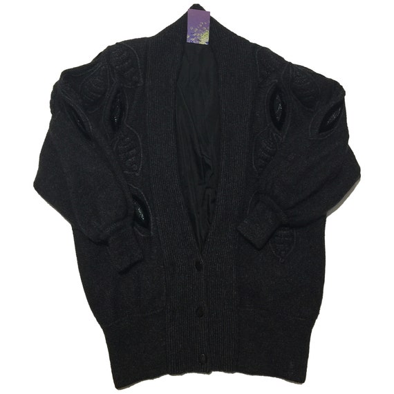 Black Acrylic Wool Sweater