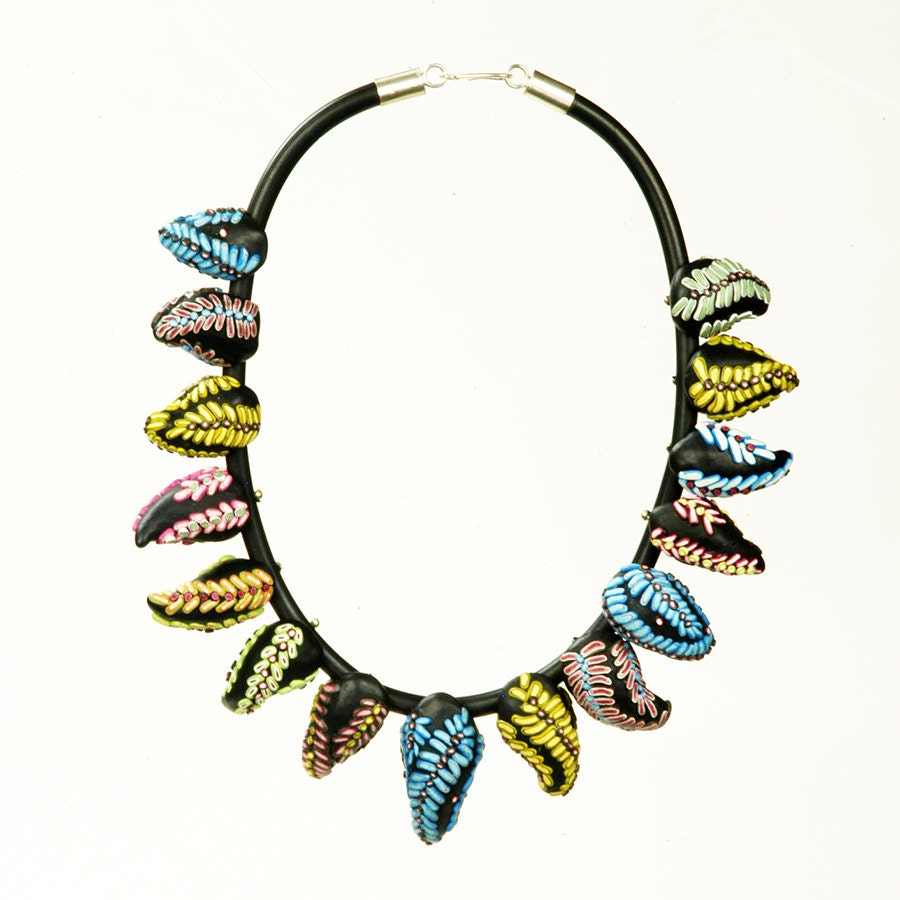 Alice in Wonderland Necklace Handmade Polymer Clay Necklace Etsy