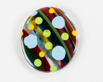 Genuine Malibu Surfite Cabochon from California, Recycled eco-friendly Surfstone for jewelry makers