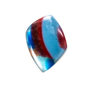 Genuine Huntington Beach Surfite Cabochon from California, Recycled eco-friendly Surfstone for jewelry makers