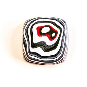 Fordite Cabochon, Fordite Cab, Polished Fordite, Gemstone, Jewelry Making, Wire Wrapping, Jewelry Supply, Corvette Fordite, Chevy Fordite