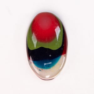 Genuine Newport Wedge Surfite Cabochon from California, Recycled eco-friendly Surfstone for jewelry makers