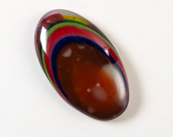 Genuine Newport Wedge Surfite Cabochon from California, Recycled eco-friendly Surfstone for jewelry makers