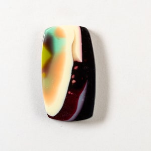 Genuine Newport Wedge Surfite Cabochon from California, Recycled eco-friendly Surfstone for jewelry makers