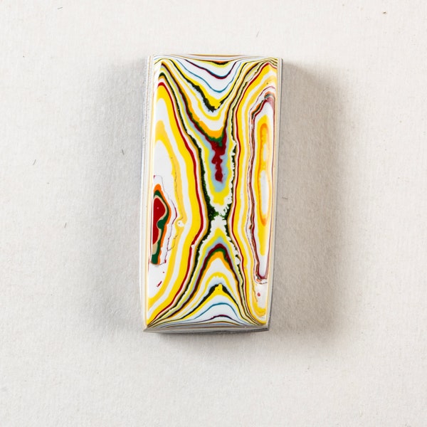 Fordite Cabochon, Fordite Cab, Polished Fordite, Gemstone, Jewelry Making, Wire Wrapping, Jewelry Supply, Corvette Fordite, Chevy Fordite