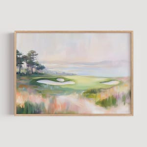 Cypress Point Golf Club Art | Golf Course Print, Unique Wall Decor & Gift for Golf Lovers, Limited Edition Art Print | Modern Golf Art