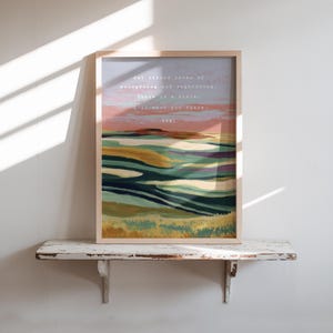 Rumi Quote Print | &quot;Out Beyond Ideas of Right and Wrong&quot; Poem Wall Art | Inspirational Rumi Artwork | Spiritual Poster | Mindfulness Gift