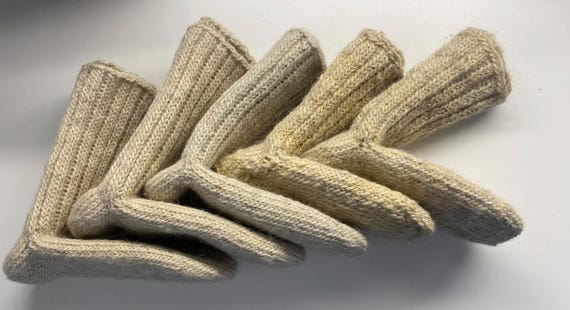 Organic Balkan Sheep Wool Socks Handknit