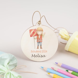 Pendentif cône d'école Baumeisterin Pendentif cône d'école personnalisé, cadeau écolier, cadeaux pour la scolarisation
