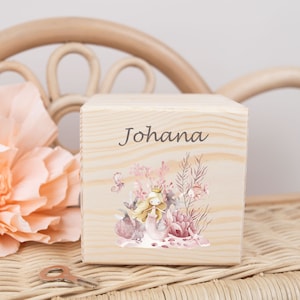 Spardose personalisiert Meerjungfrau , Spardose Holz, Spardose Kind, Taufgeschenk, Babygeschenk Geburt, Geschenk Einschulung, Geldgeschenk