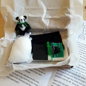 Panda Felt Sewing Kit Make Your Own Plush Animal Toy, Christmas Gifts for  Woman, Stocking Fillers 