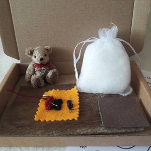Miniature Bear Making Kit - Level 3 (Brown)