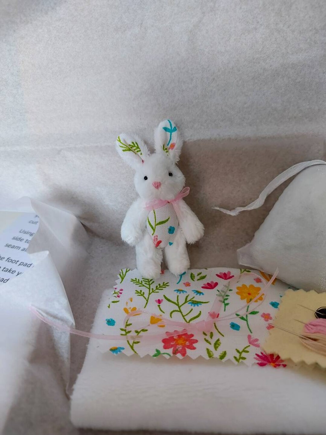 Miniature Floral Bunny Making Kit - Etsy