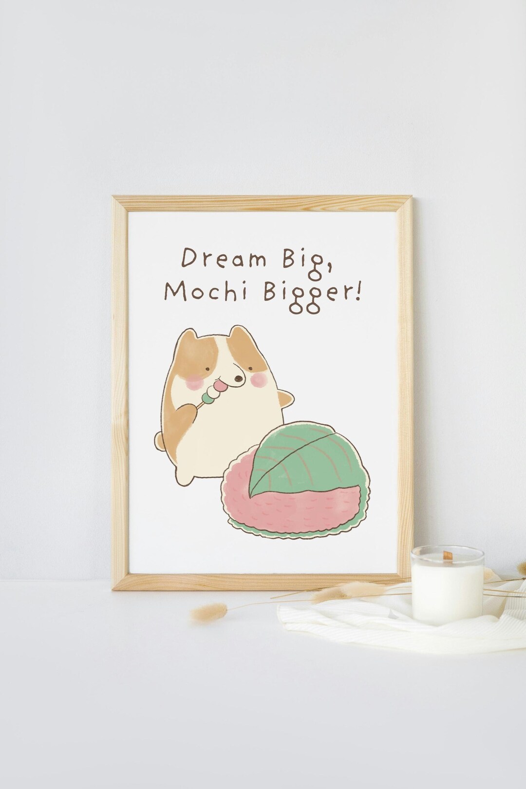 Wall Art Kawaii Japanese Poster Cute Japanese Wall Art Pastel Decor