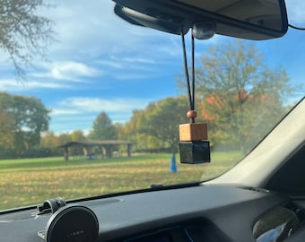 Autogeurverspreider | Hangende automatische diffuser | Minimalistische autoluchtverfrisser | 6 g | Handgemaakt cadeau