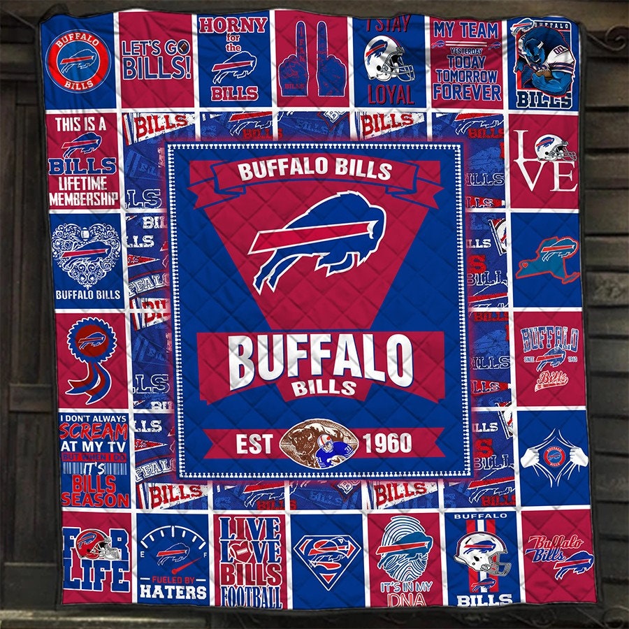 Buffalo Bills inspired whole cloth quilt campestre.al.gov.br
