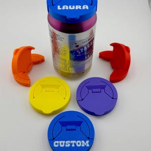 Personalized Can Lid Cover | Fully Customizable | Parties, Gifts, Events, Pool Accessories