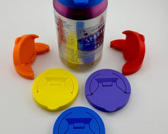 Personalized Can Lid Cover | Fully Customizable | Parties, Gifts, Events, Pool Accessories