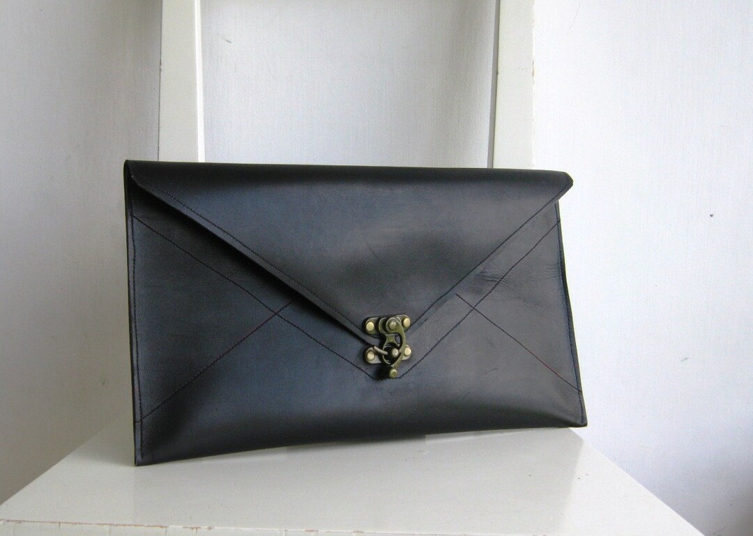 Black envelope clutch new arrivals