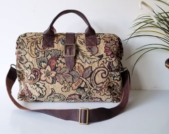 Mary Poppins Vintage Style Carpet Weekender Bag