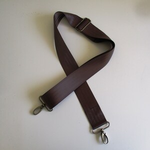 Brown Adjustable Removable Seat belt Bag Strap image 5