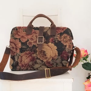 Mary Poppins Vintage Style Weekender Bag in Brown