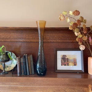 Optic vase/decor hand blown by Alfred Taube