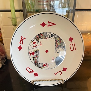 Playing Card Appetizer Plates - Etsy