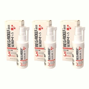 Regrow Anti Haarverlust Nach Haarverpflanzung 3 Effekte Regrowth Dermal Spray 60 ml 3X SET