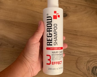 Regrow Anti Hair Loss After Hair Transplant 3 Effects Regrowth Shampoo 200 ml