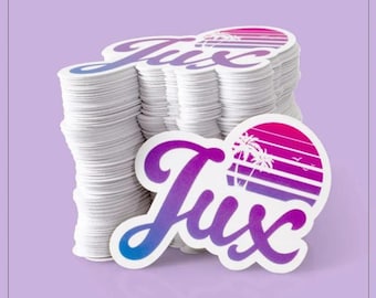 Custom Die Cut Vinyl Stickers: Waterproof Logo Stickers