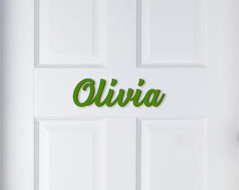 Personalized 3D Printed Name Sign: Kids Room Decor