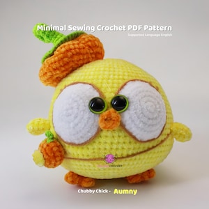 Pumpkin Hat Crochet Küken-Muster: Amigurumi Herbst-Anleitung (PDF-Muster)