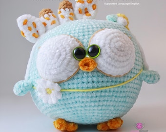 Chubby Chick Giraffe Crochet Pattern: Low Sew Amigurumi (PDF Pattern)