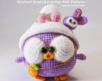 Smurf Chicken Crochet Pattern: Clopeep Amigurumi Tutorial (PDF Pattern)