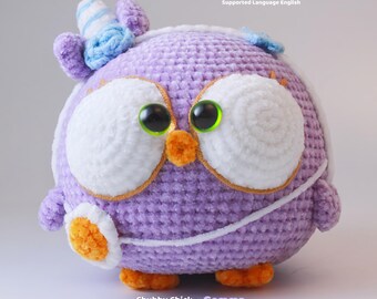 Chubby Chick Crochet Pattern: Gemma Amigurumi Plush Toy (Low Sew)
