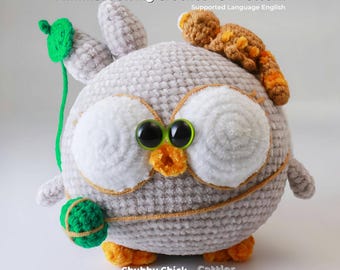 Totoro-Inspired Crochet Chicken Pattern: Chubby Chick Amigurumi (PDF Pattern)