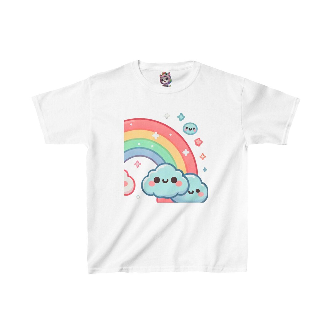 Rainbow Waves Kids Shirt